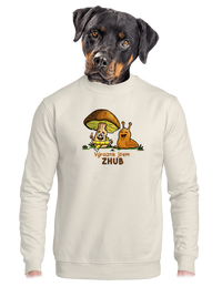 unisex mikina bez kapuce