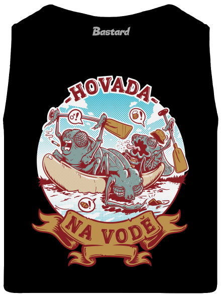 Hovada na vodě pánské tílko Black