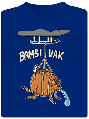 Bambi vak pánské sportovní tričko Royal Blue Mal