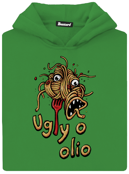 Ugly o olio dětská mikina klokanka Kelly Green AWD