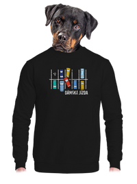 unisex mikina bez kapuce