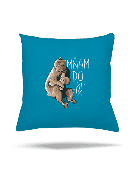 Mňam do p*** polštář Blue Turquoise