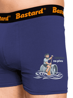 Ujíždím na pivu boxerky Blue Navy
