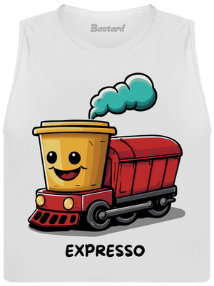 Expresso dámské tílko volné White