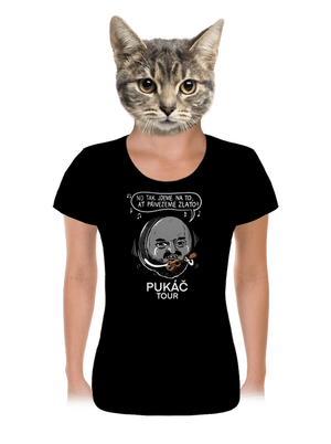 Pukáč tour dámské tričko Black