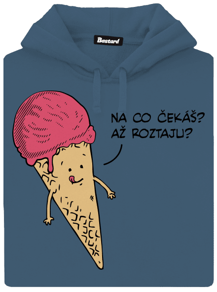 Zmrzlina dámská mikina klokanka Denim