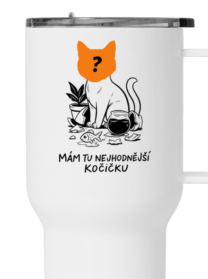 Mám nejhodnější kočičku termohrnek White