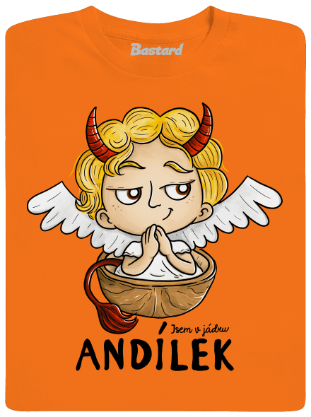 Andílek dětské tričko Orange