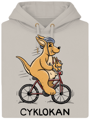 Cyklokan unisex mikina premium Pastel Macchiato