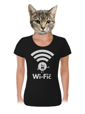 Wifič dámské tričko Black