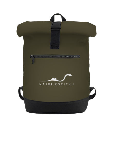Najdi kočičku batoh Military Green