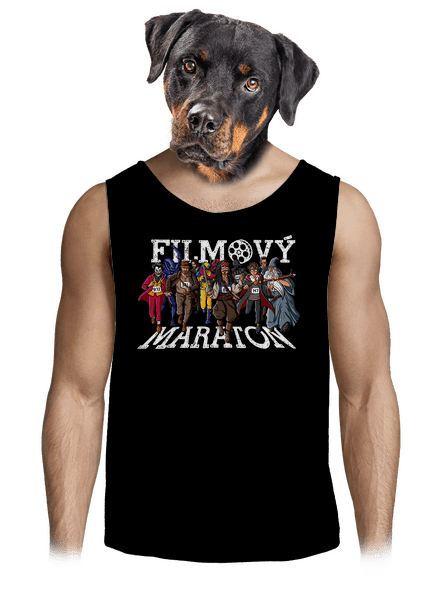 Filmový maraton pánské tílko Black