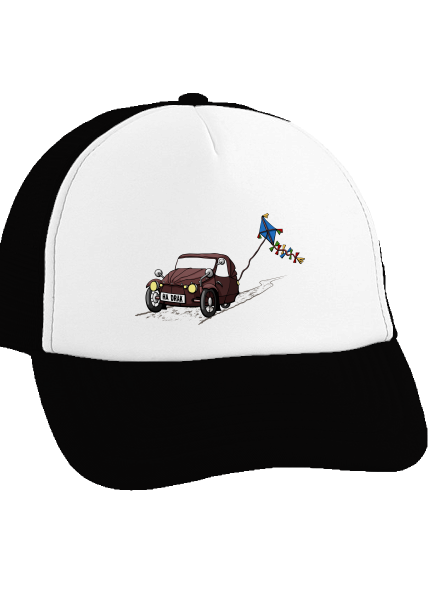 Hadrák kšiltovka truckerka Black cap