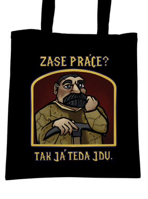 Zase práce? taška Black