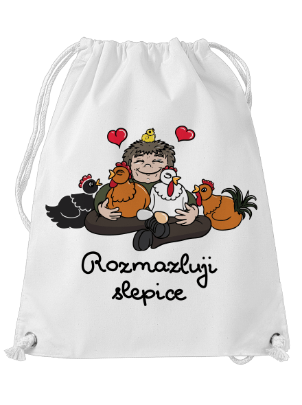 Rozmazluji slepice vak White