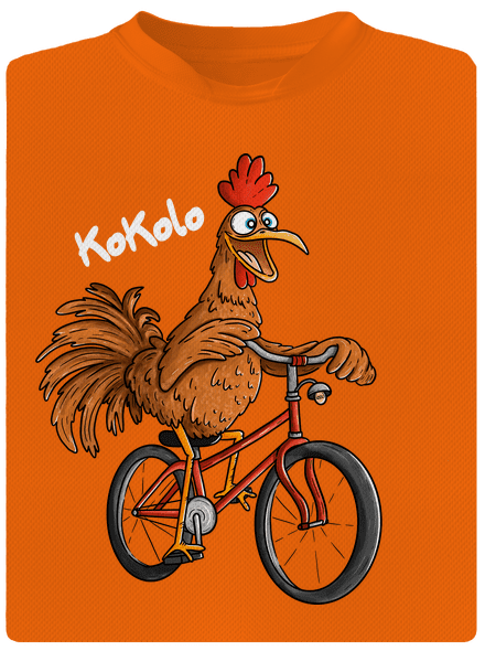 Kokolo dětské sportovní tričko Neon Orange