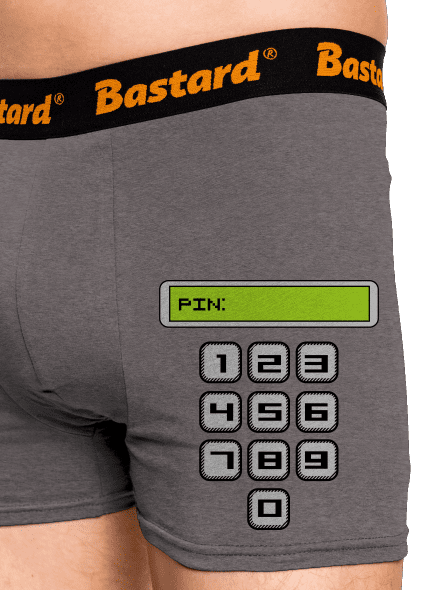 PIN boxerky Gray Melange