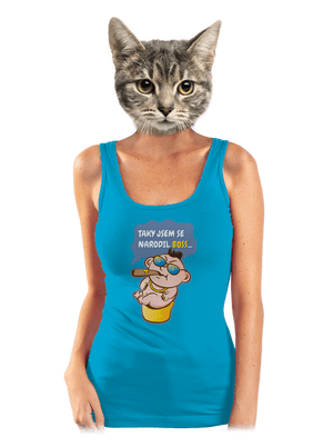 Boss dámské tílko klasické Blue Atol