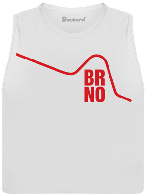 Brno dámské tílko volné White