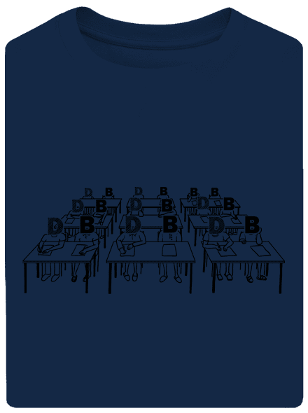 Cimrman: Debil, blbeček unisex tričko oversized Midnight Blue