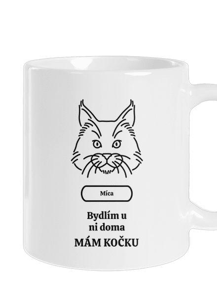 Nemůžu, mám kočku klasický hrnek White
