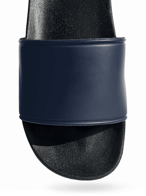 Bez potisku pantofle Navy