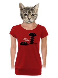 dámské tričko s lemem