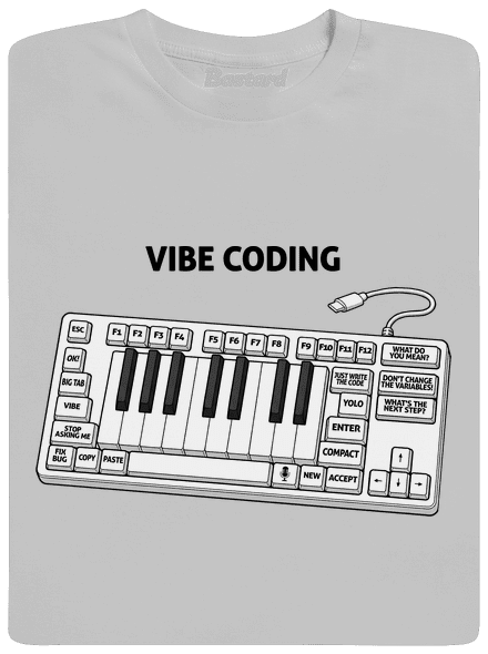 Vibe coding pánské tričko Pacific Grey