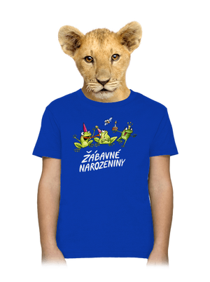 Žábavné narozeniny dětské tričko Royal Blue