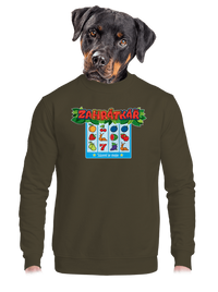 unisex mikina bez kapuce