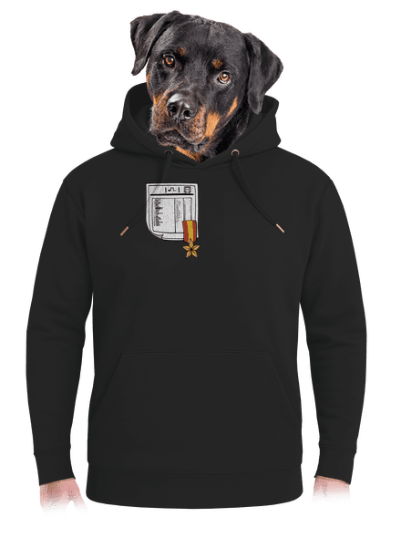 Jízdní řád unisex mikina premium Dark Black