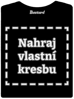 Dětské kresby - nahraj vlastní dámské tričko Black