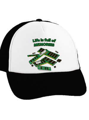 Uchováno v paměti kšiltovka truckerka Black cap