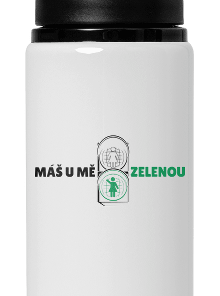 Máš zelenou lahev na vodu White