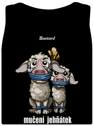 Mučení jehňátek dámské tílko klasické Black
