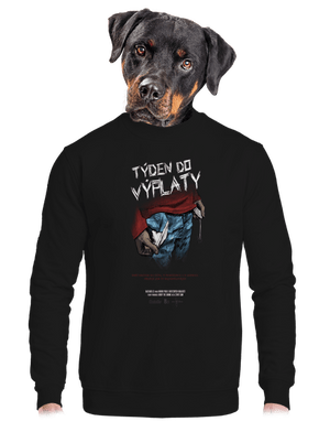 unisex mikina bez kapuce