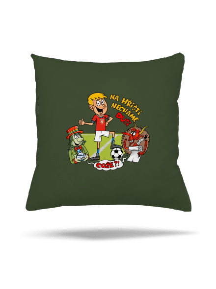 Na hřišti necháme duši polštář Olive Green