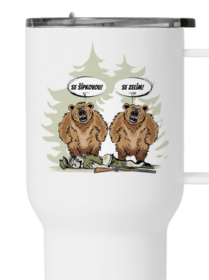 Medvědi termohrnek White