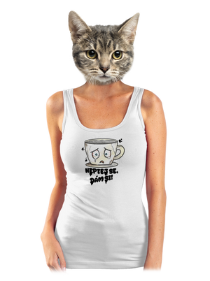 Neptej se, dám si dámské tílko klasické White