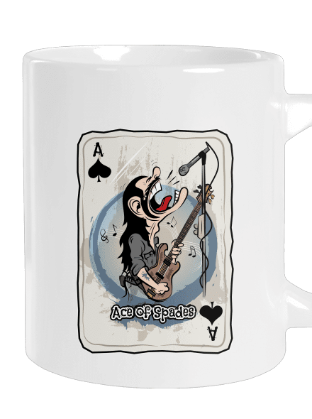Ace of Spades velký hrnek White