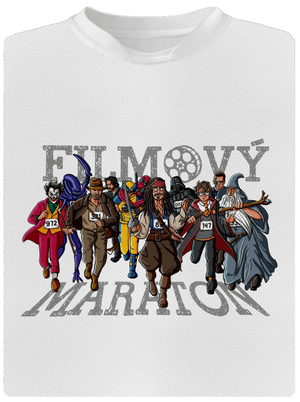 Filmový maraton pánské sportovní tričko White