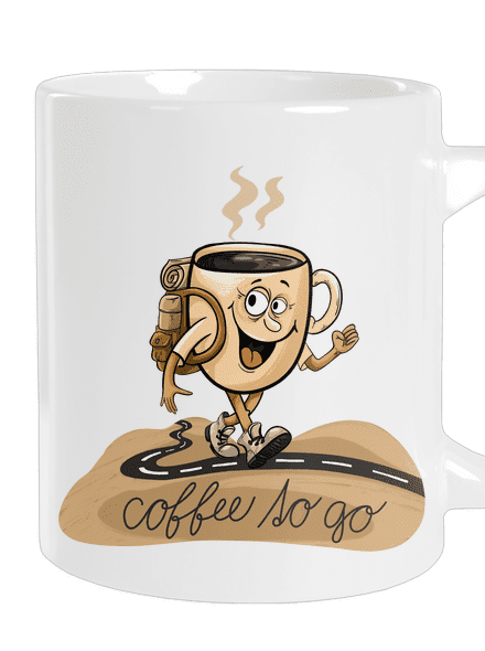 Coffee to go velký hrnek White