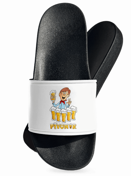 Pivonýr a pivonýrka pantofle White