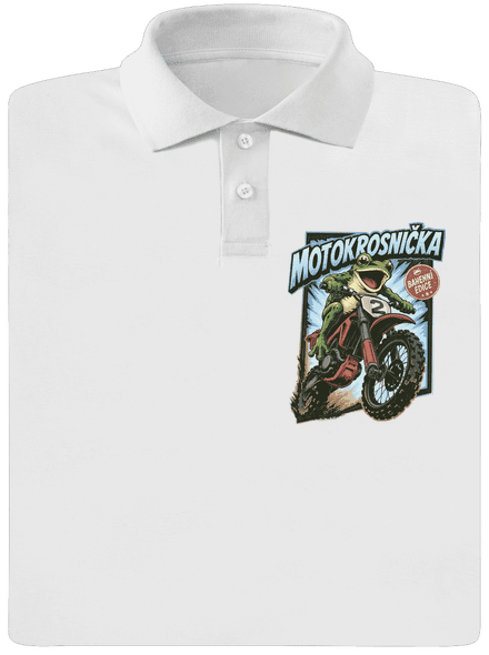 Motokrosnička pánská polokošile White