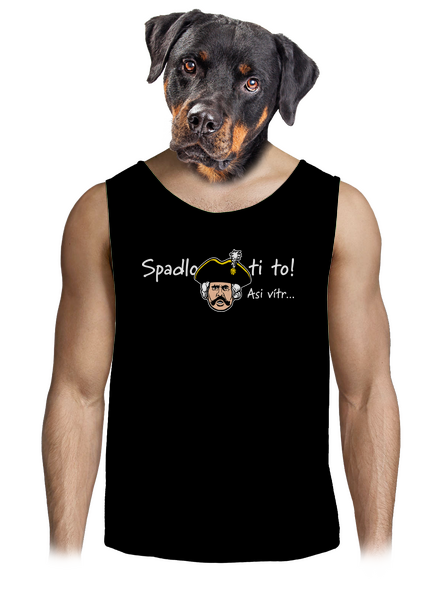 Spadlo ti to pánské tílko Black