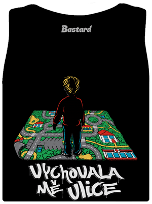 Vychovala mě ulice dámské tílko klasické Black