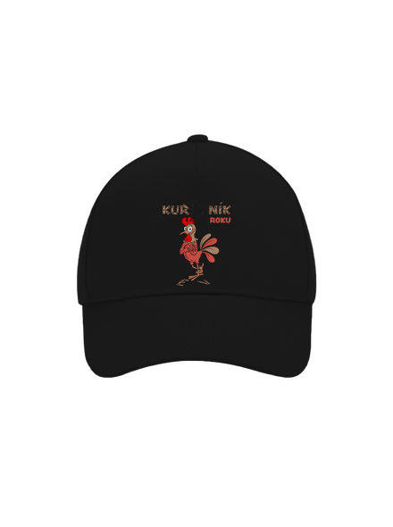 Kur(ev)ník roku kšiltovka baseballka Black