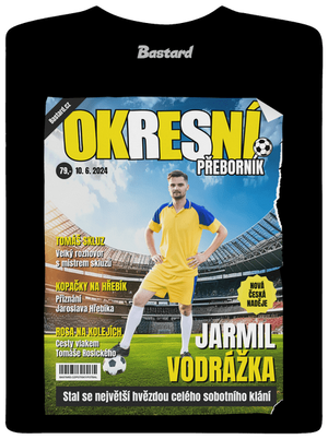 Fotbalová hvězda pánské dlouhý rukáv Black