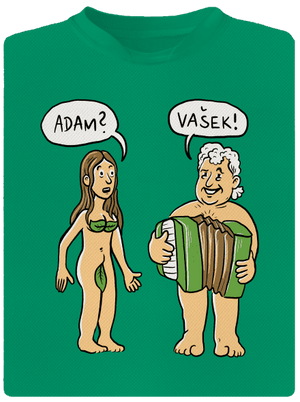 Eva a Vašek dětské sportovní tričko Kelly Green Mal