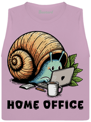Šnekův home office dámské tílko volné Lilac